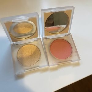 Kkw blush in flower wall , highlighter in forever